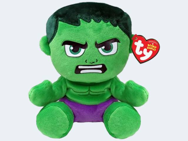 Ty Beanie Hulk 15cm Marvel Avengers