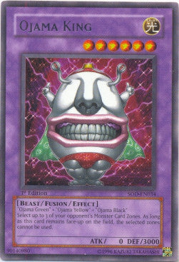 Ojama-König SOD-DE034 Rare Good Deutsch 1. Auflage