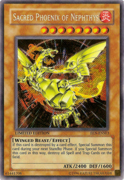 Heiliger Phönix von Nephthys EEN-DESE3 Secret Rare Good Deutsch
