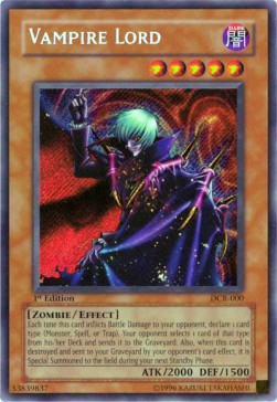 Vampirlord (V.1) DCR-000 Secret Rare Good Deutsch