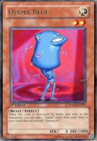 Blauer Ojama RGBT-097 Rare Near Mint Deutsch