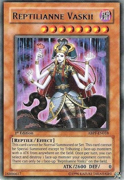 Reptilianische Vaskii ABPF-018 Rare Excellent Deutsch