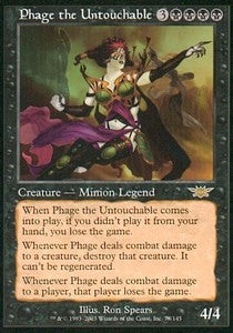 Phage the Untouchable LGN-78 Rare Good Englisch