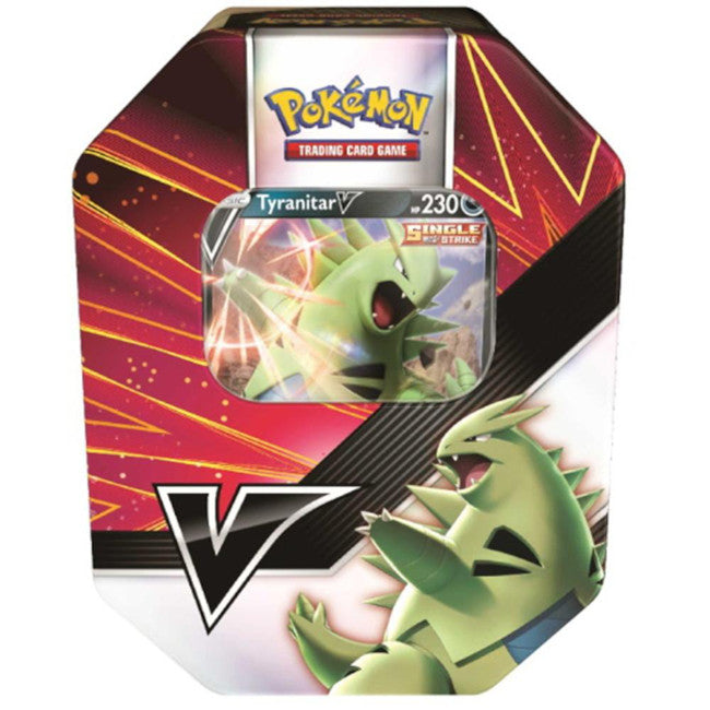 Pokémon - Tin-Box V Strikers Tin - Tyranitar V - englisch