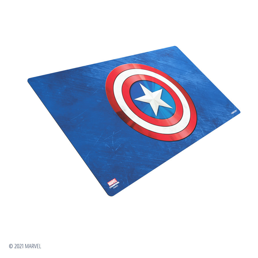 Marvel Champions Game Mat - Captain America
