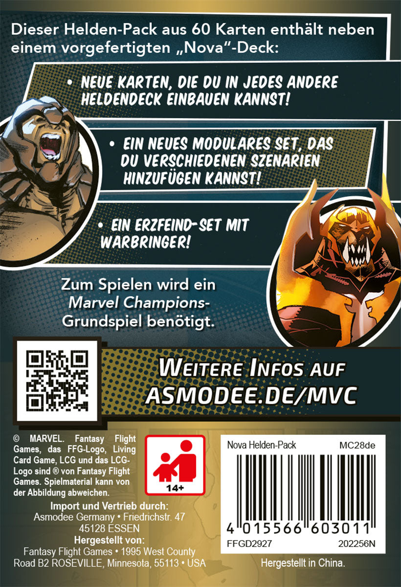 Marvel Champions: Das Kartenspiel – Nova - DE
