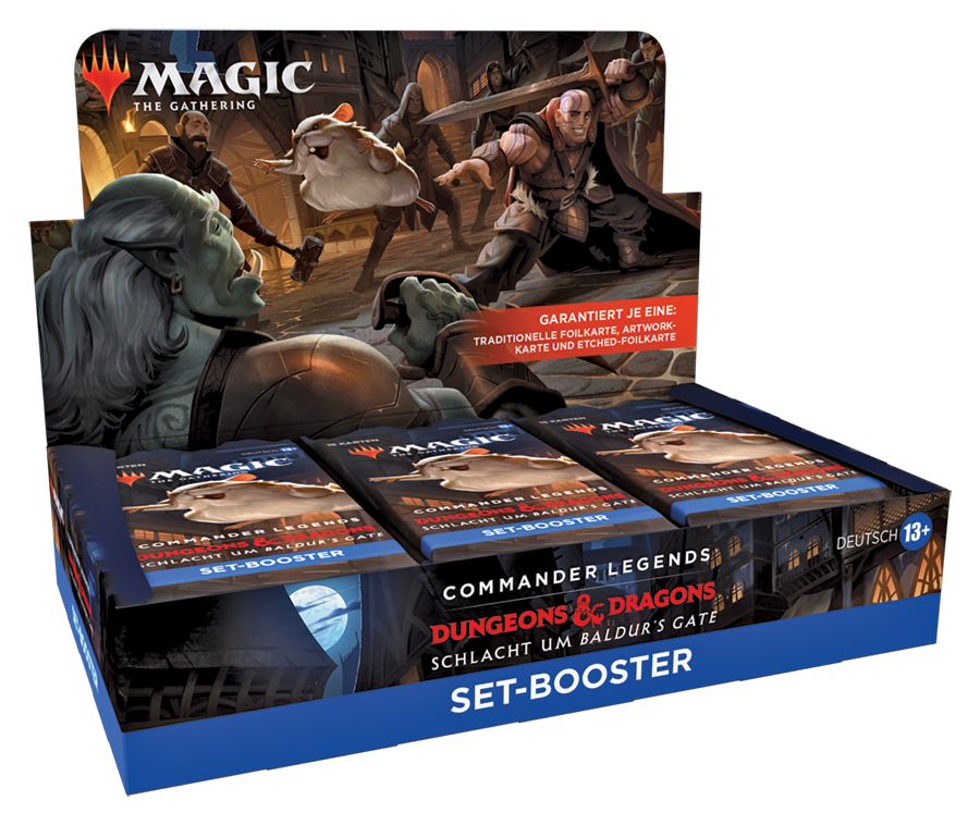 Commander Legends: Schlacht um Baldur’s Gate - Set-Booster Display (18 Booster) - deutsch