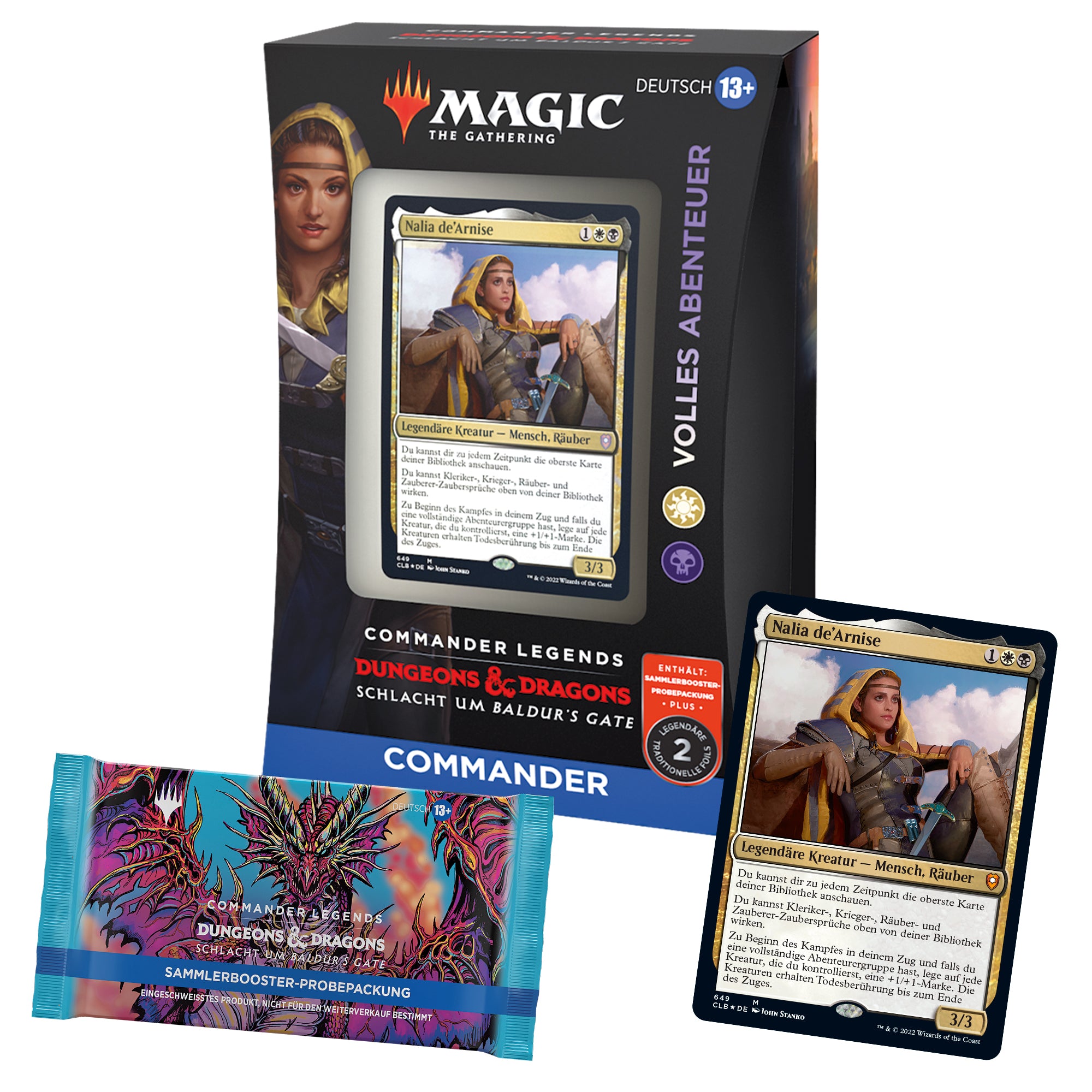 Commander Legends: Schlacht um Baldur's Gate - Commander Deck - Volles Abenteuer - deutsch