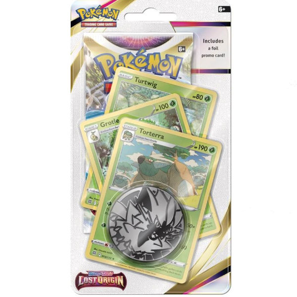 Pokémon Sword and Shield Lost Origin - Premium Checklane Blister Grass - englisch