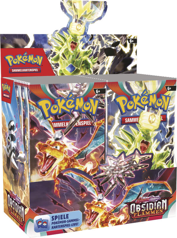 Pokémon Karmesin & Purpur Obsidianflammen - Booster Display (36 Booster) - deutsch