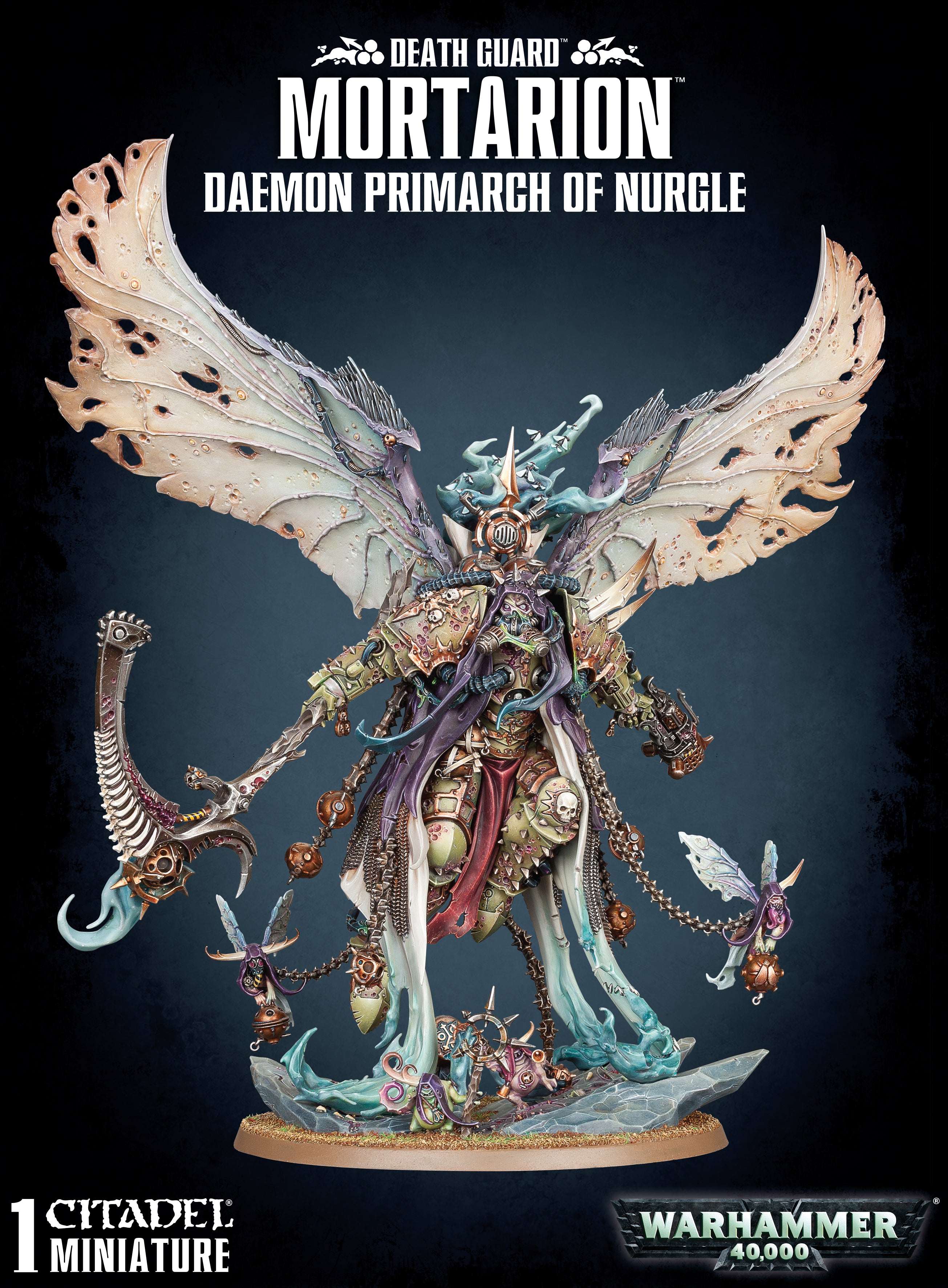 Warhammer 40.000 Death Guard Mortarion Daemon Primarch of Nurgle