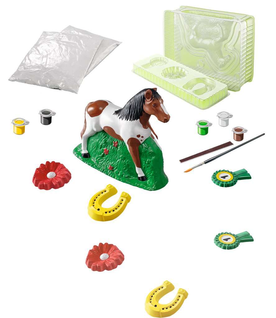 Gipsfiguren gießen & bemalen - Pferd