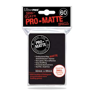Ultra Pro - Black Pro Matte Sleeves small (60)