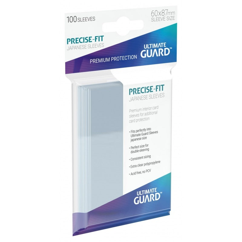 Ultimate Guard Precise-Fit Sleeves Japanische Größe Transparent (100)