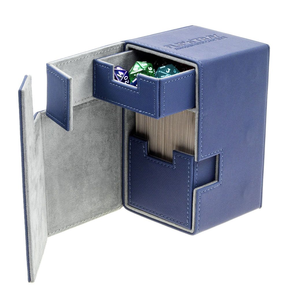 Ultimate Guard Flip´n´Tray Deck Case 100+ Standardgröße XenoSkin Blau
