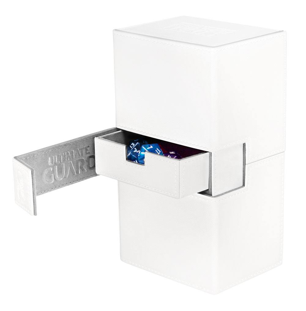 Ultimate Guard Twin Flip'n'Tray 200+ XenoSkin Weiß