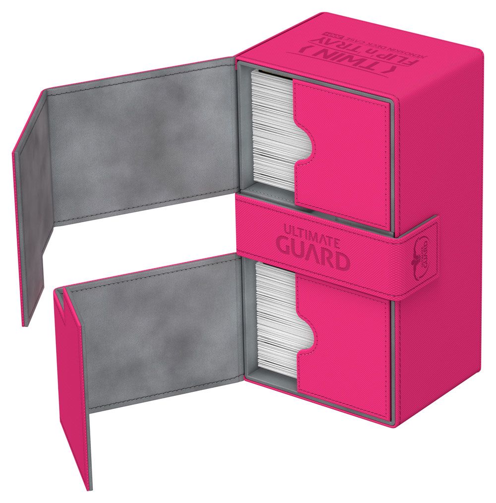 Ultimate Guard Twin Flip'n'Tray 200+ XenoSkin Pink