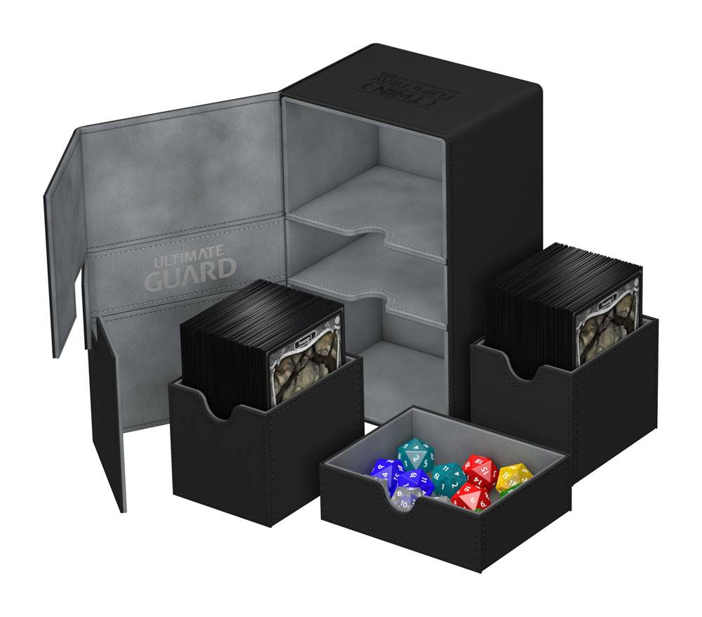 Ultimate Guard Twin Flip'n'Tray 160+ XenoSkin Schwarz
