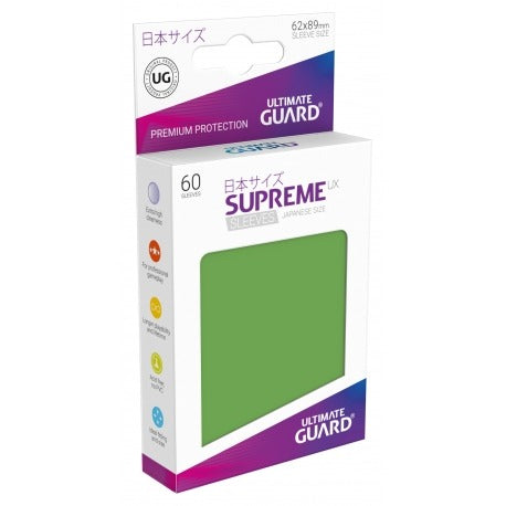Ultimate Guard Supreme UX Sleeves Japanische Größe Grün (60)