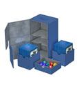Ultimate Guard Twin Flip'n'Tray 200+ XenoSkin Blau