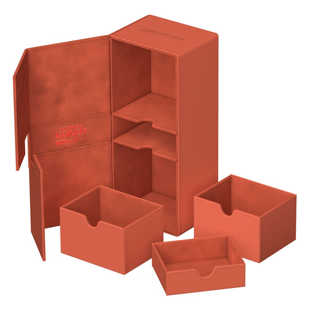Ultimate Guard Twin Flip`n`Tray 266+ Xenoskin 2022 Exclusive Dunkelorange