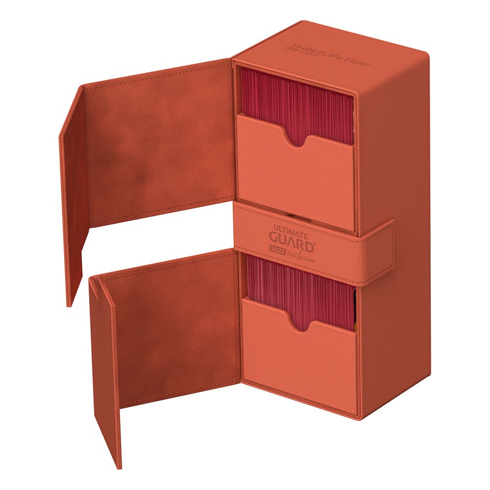 Ultimate Guard Twin Flip`n`Tray 266+ Xenoskin 2022 Exclusive Dunkelorange