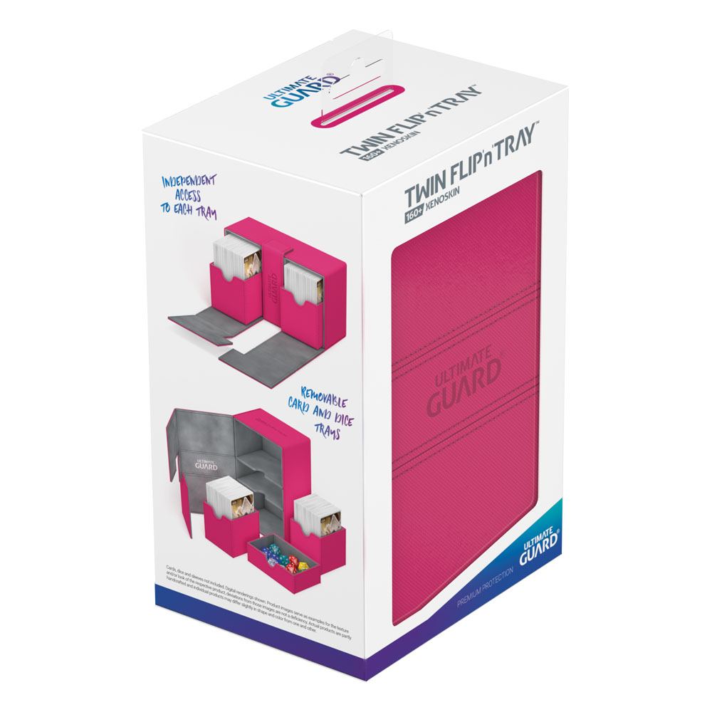 Ultimate Guard Twin Flip'n'Tray 160+ XenoSkin Pink