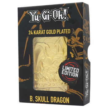 Yu-Gi-Oh! Limited Edition 24K Gold Plated Collectible - B. Skull Dragon