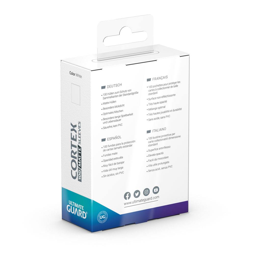 Ultimate Guard Cortex Sleeves Standardgröße Matt-Weiß (100)