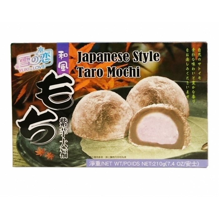 Mochi - Klebreiskuchen - Taro in Geschenk-Box 210g - Yuki & Love