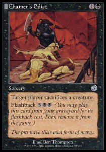 Chainer's Edict TOR-57 Uncommon Light Played Englisch