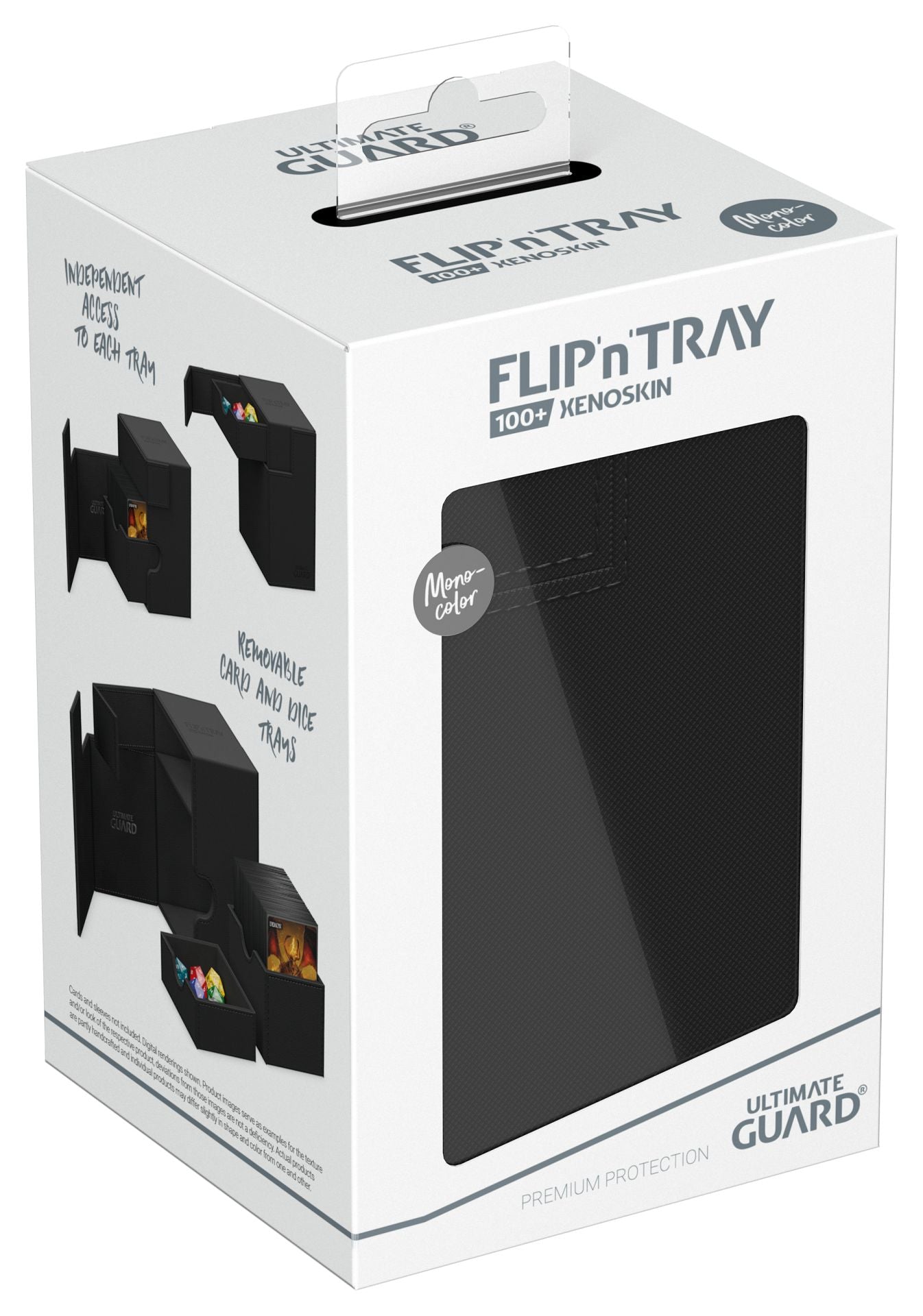 Ultimate Guard Flip`n`Tray 100+ XenoSkin Monocolor Schwarz