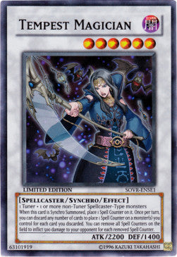 Gewittermagierin SOVR-DESE1 Super Rare Poor Deutsch