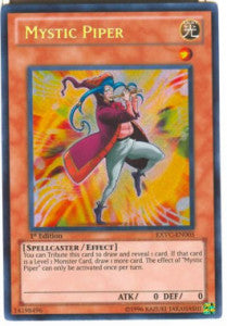 Mystischer Flötenspieler EXVC-005 Secret Rare Light Played Deutsch