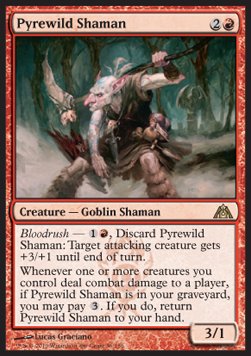 Pyrewild Shaman DGM-36 Rare Excellent Englisch