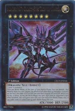 Nummer 107: Galaxieaugen-Tachyonendrache (V.2) LTGY-044 Ultra Rare Poor Deutsch