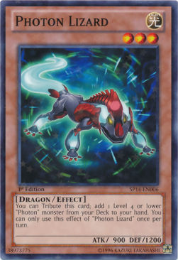 Photoneneidechse (V.2) SP14-006 Starfoil Rare Excellent Deutsch