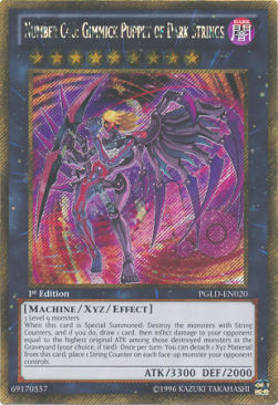 Nummer C40: Gimmick-Marionette der dunklen Fäden PGLD-020 Gold Secret Rare Near Mint Deutsch 1. Auflage
