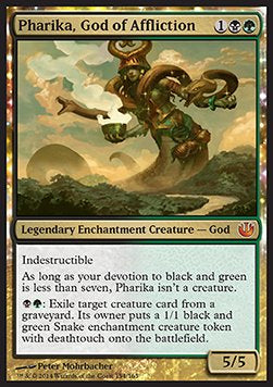 Pharika, God of Affliction JOU-154 Mythic Light Played Englisch