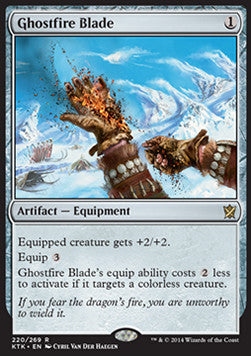 Ghostfire Blade KTK-220 Rare Light Played Englisch