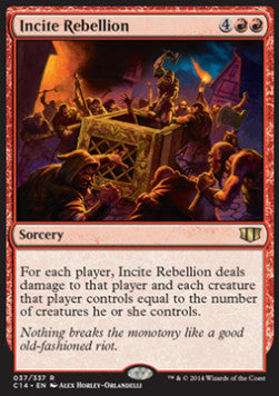 Incite Rebellion C14-37 Rare Near Mint Englisch