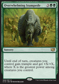 Overwhelming Stampede C14-208 Rare Excellent Englisch