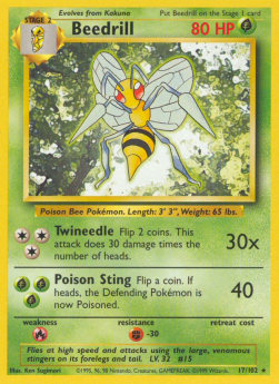 Beedrill BS-17 Rare Played Englisch