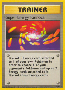 Super Energy Removal BS-79 Rare Good Englisch