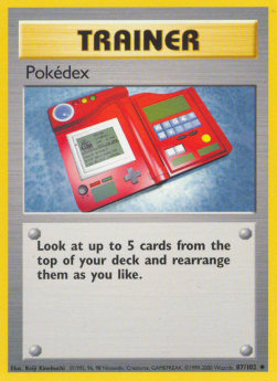 Pokédex BS-87 Uncommon Light Played Deutsch