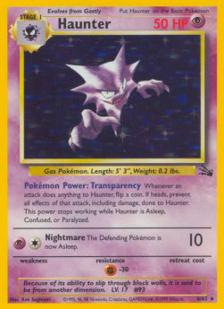 Haunter FO-6 Holo Rare Played Englisch