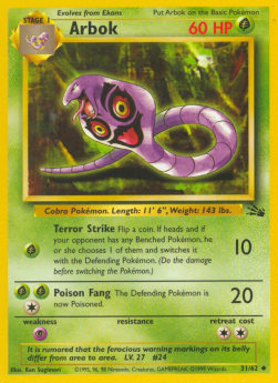 Arbok FO-31 Uncommon Good Deutsch 1. Auflage