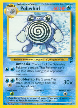Poliwhirl B2-57 Uncommon Excellent Englisch