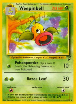 Weepinbell B2-64 Uncommon Near Mint Englisch