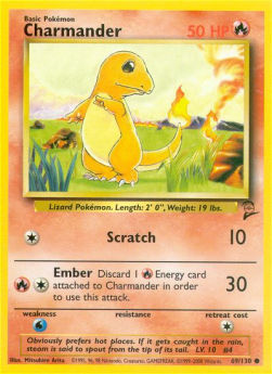 Charmander B2-69 Common Excellent Englisch